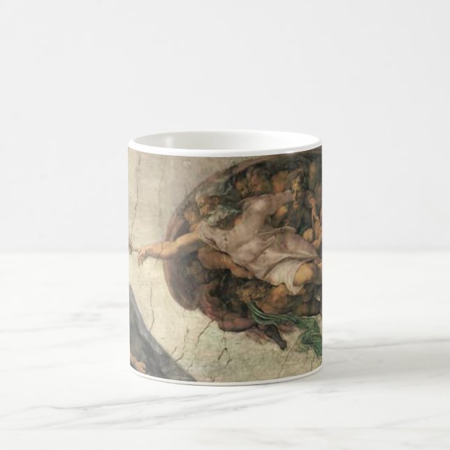 "Skapelsen av manen ", Kaffemugg (Center)
