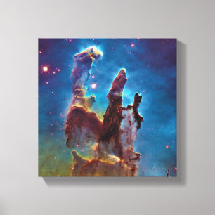 Skapelsens pelare M16 Örnnebulosan Rymdfoto Canvastryck