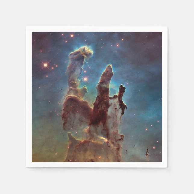 Skapelsens pelare, Örnnebulosan Hubble Space Pappersservett (Framsidan)