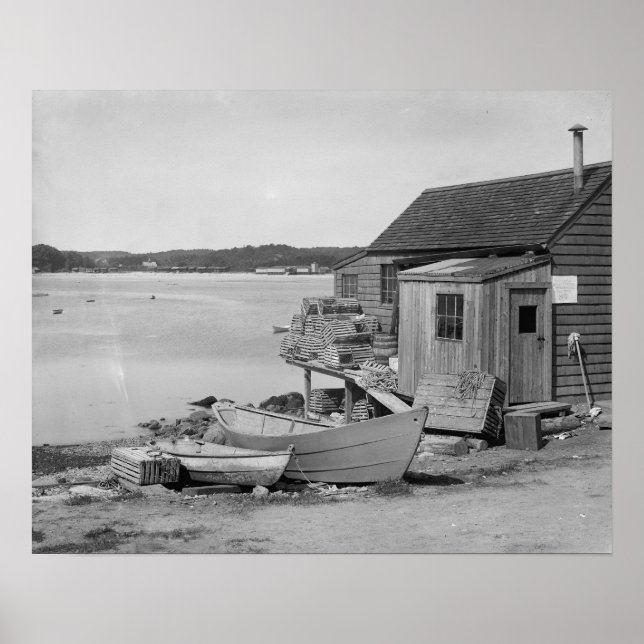 Skåpet, 1900. Vintage Photo Poster (Framsidan)