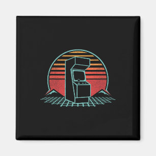 Skåpet Arcade Ga i Maskin, nostalgia Retro 80s Ga Magnet