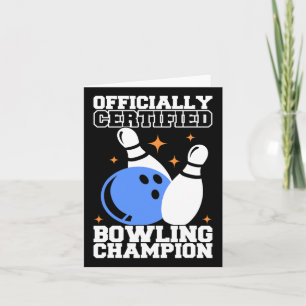 Skåpningskämpion för Bowlareare uttjänt-Bowling Kort