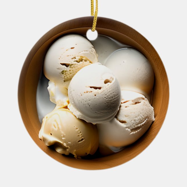 Skåpor från isgräs - jultomter julgransprydnad keramik (Framsidan)