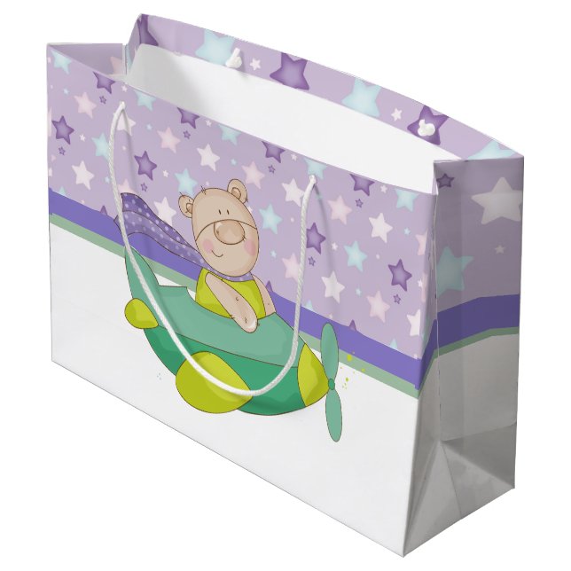 Skåpset Pastel Nalle Gift (Baksidan Vinklad)