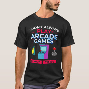 Skåpspelsspelare för videospel i Arcade Game Maski T Shirt