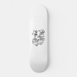 Skåptavla för skelettet mini skateboard bräda 18,5 cm