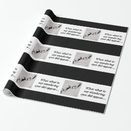 Skåptorrt - renare - svart / vitt presentpapper