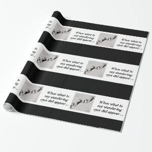 Skåptorrt - renare - svart / vitt presentpapper