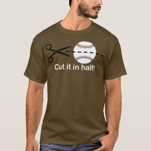 Skär Boll i halva Baskeball IQ Hitter Slang Clas T Shirt