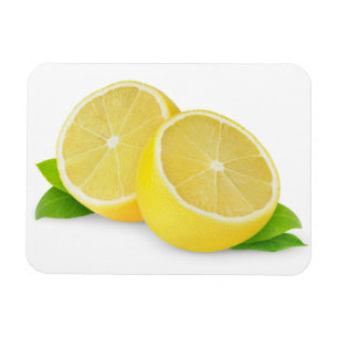 Skär citron magnet