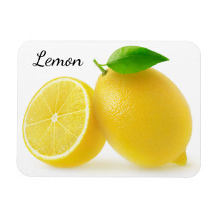 Skär citroner magnet