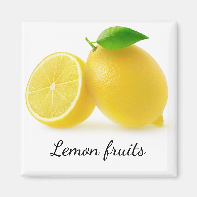 Skär citroner magnet (Framsidan)