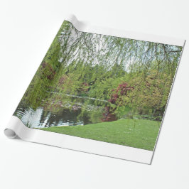Skär din gåva med en bild av fred och skönhet! presentpapper