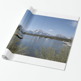 Skär din gåva med en bild av fred och skönhet! presentpapper