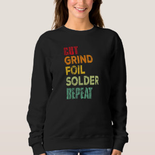 Skär fast oljesolder Upprepa målade glasartister T Shirt