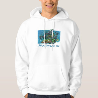 skär genom snö sweatshirt