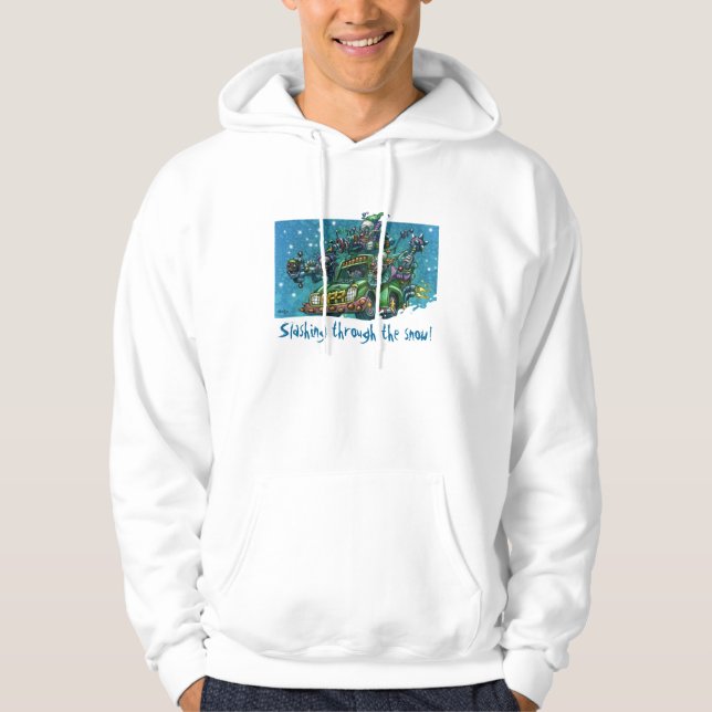 skär genom snö sweatshirt (Framsida)