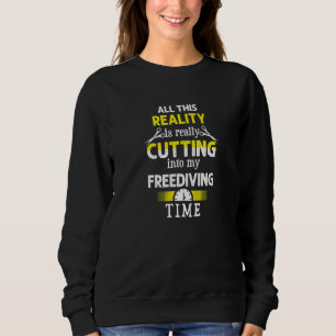 Skär in i min fridykningstid Fridykarhumor T Shirt
