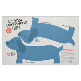 Skär och sy Dachshundtyg - Roligt DIY-gosedjur Tyg
