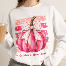 Skär Oktober Bröstcancer Medvetenhet Pumpa Svett