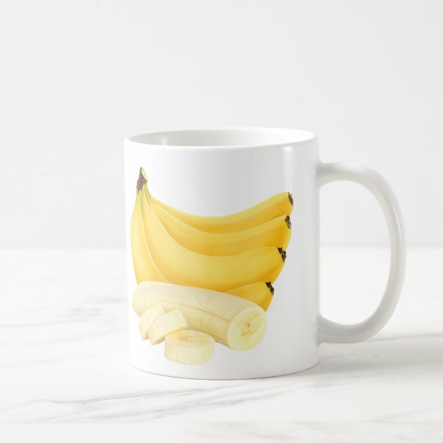 Skär på bananbunt kaffemugg (Höger)