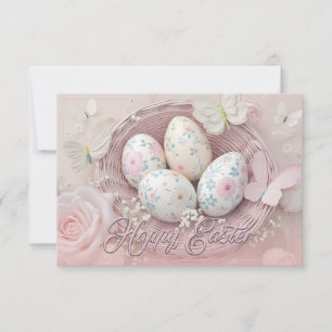Skär påskglädje med blomster motiv