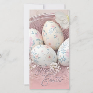 Skär påskglädje med blomster motiv