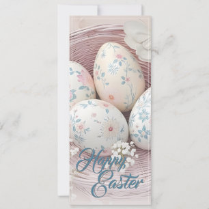 Skär påskglädje med blomster motiv