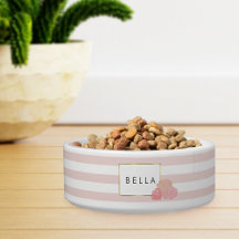 Skär rand & Rosa Peony Personlig Husdjur