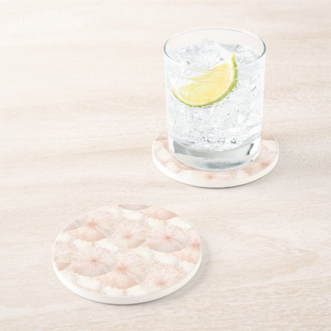 Skär rosa paraplyer underlägg (Sidan)