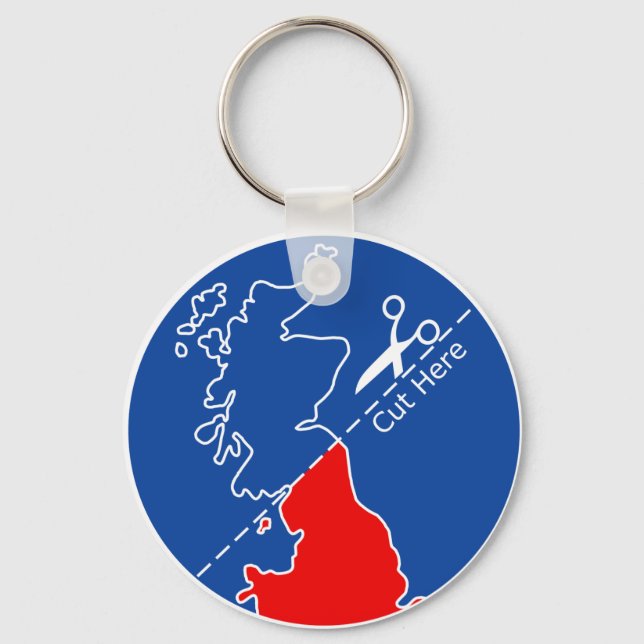 Skär Skottland från Storbritannien Nyckelring (Framsida)