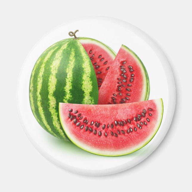Skär vattenmelon magnet (Framsidan)