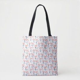 Skära flamingos varsamma tygkasse