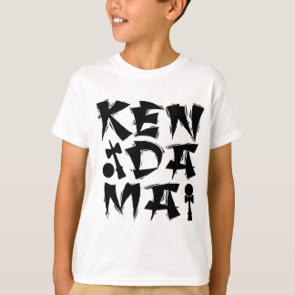 Skära i tärningar Kendama, svart T Shirt