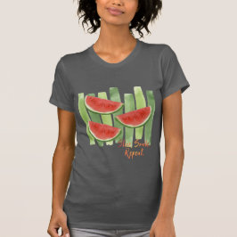 Skära, le, upprepa. Kvinnors t-shirt