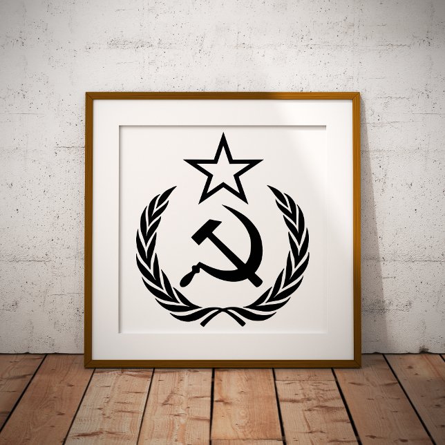 Skära och hammare, USSR, CCCP, Kommunism Fototryck (Skapare uppladdad)