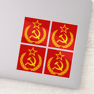 Skära och hammare, USSR, CCCP, kommunism Klistermärken