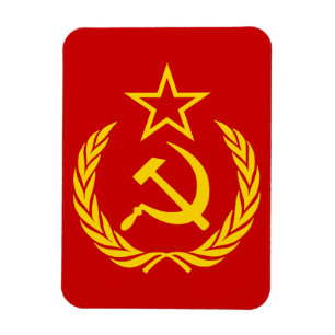 Skära och hammare, USSR, CCCP, kommunism Magnet