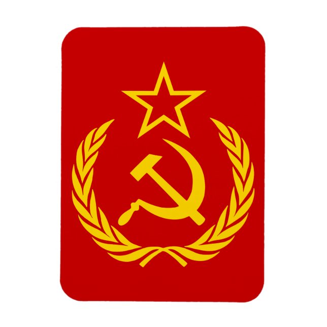 Skära och hammare, USSR, CCCP, kommunism Magnet (Vertikal)