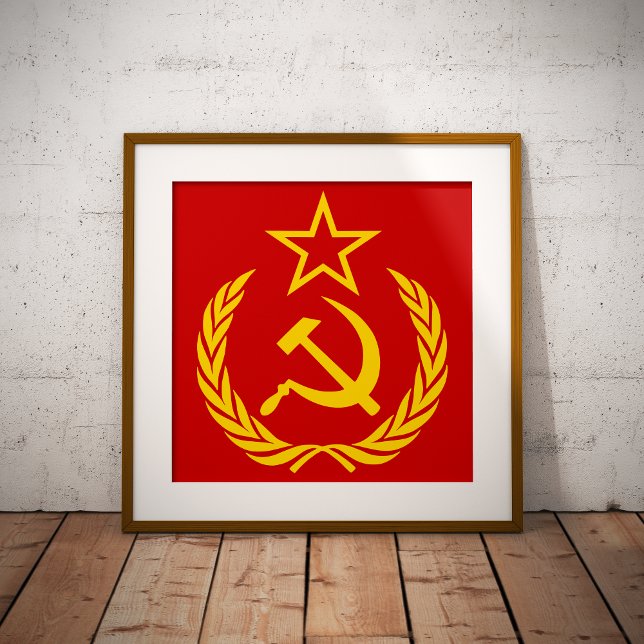 Skära och hammare, USSR, CCCP, kommunism Poster (Skapare uppladdad)