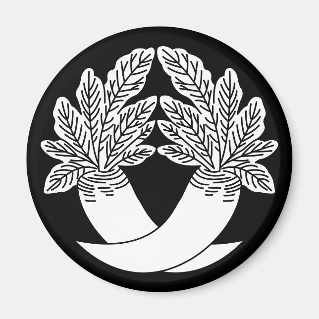 Skärande rädisa magnet (Framsidan)