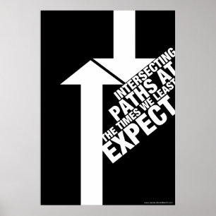 Skärande vägar poster