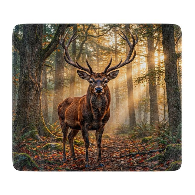 Skärbräda av hjorthuvud (Framsidan)