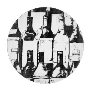 Skärbräda för exponeringsglas för vinälskare