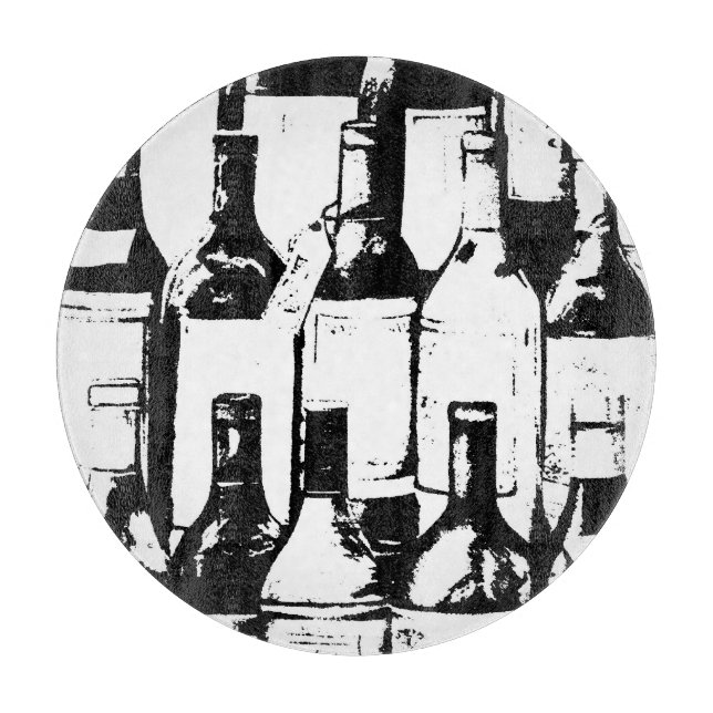 Skärbräda för exponeringsglas för vinälskare (Framsidan)