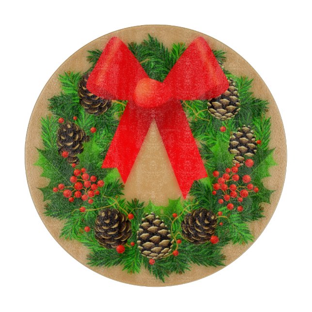 Skärbräda för julkranexponeringsglas (Framsidan)