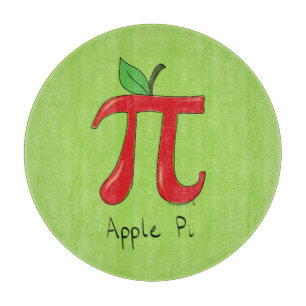 Skärbräda för paj för dag för Apple Pi gullig