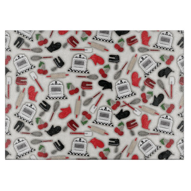 Skärbräda för vintageglamourkök (Framsidan)