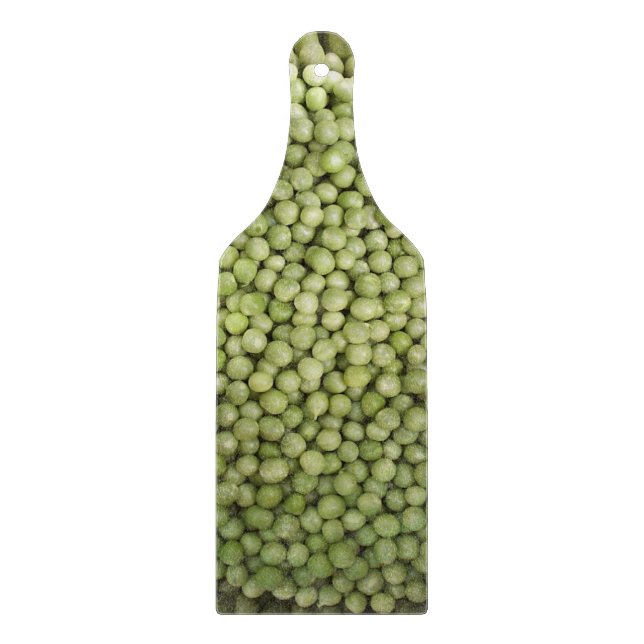 Skärbräda i glas med ärtor (Framsidan)
