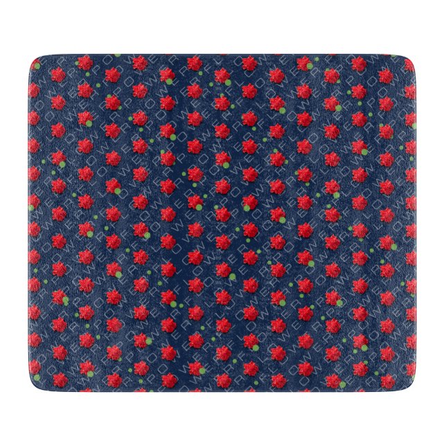 Skärbräda med Flower Power (Framsidan)